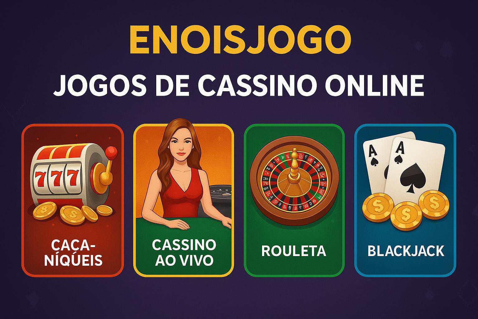 Jogos de cassino online inovadores e emocionantes na ENOISJOGO