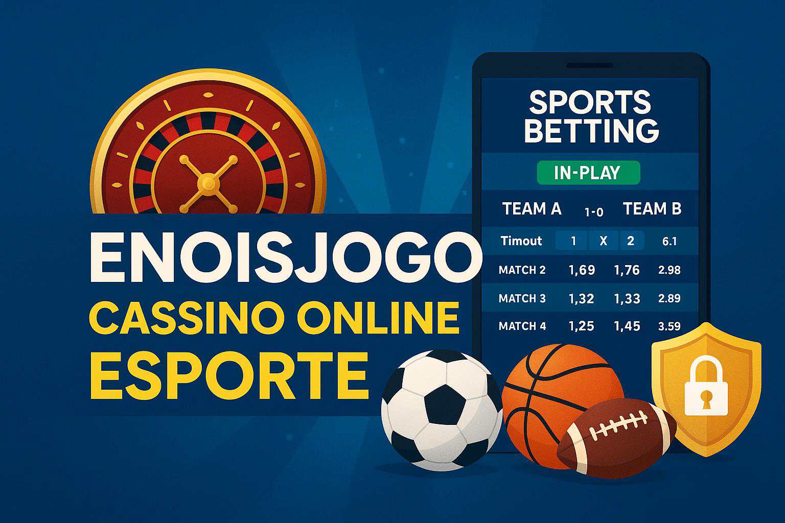 Apostas esportivas no cassino online ENOISJOGO